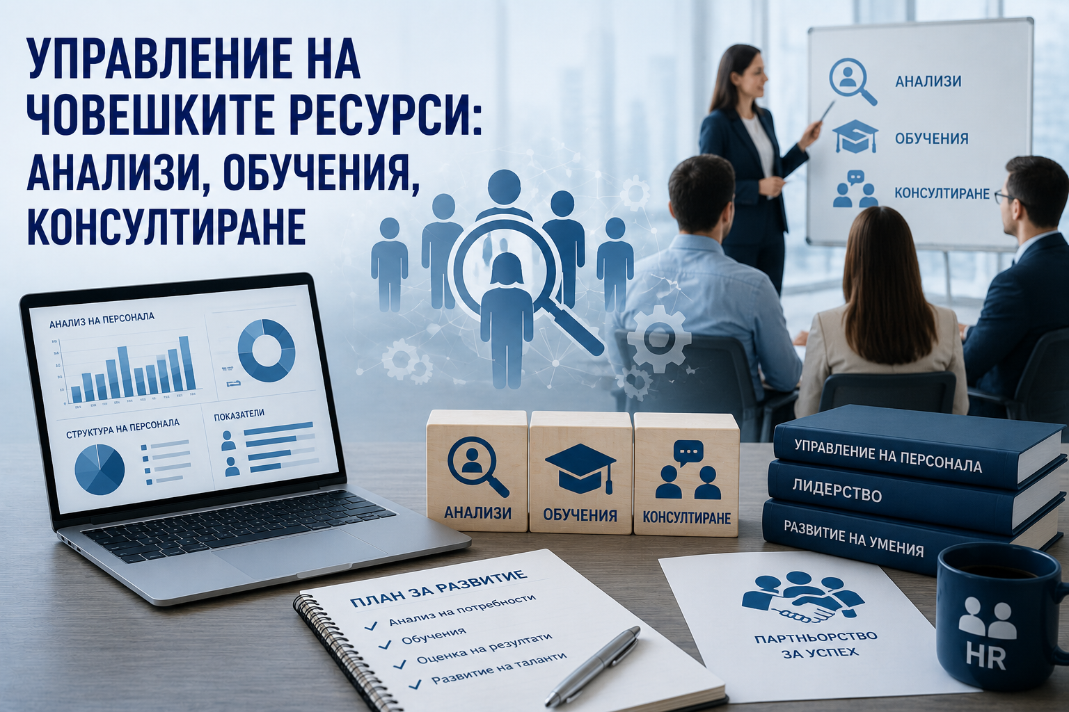 Управление на човешките ресурси: анализи, обучения, консултиране